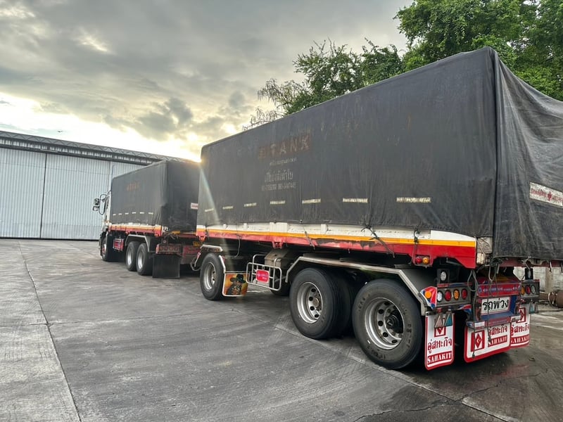 ISUZU FXZ 360แรงม้า รถบรรทุก 10ล้อ พ่วงแม่ลูก ปี2018