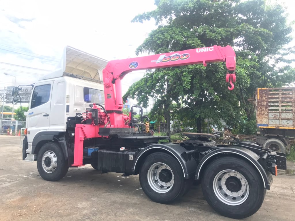 HINO FM 344แรง ปี61 ติดเครน 5ตัน พร้อมใช้งาน HINO FM 344แรง ปี61 ติดเครน 5ตัน พร้อมใช้งาน