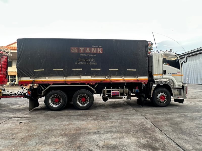 ISUZU FXZ 360แรงม้า รถบรรทุก 10ล้อ พ่วงแม่ลูก ปี2018