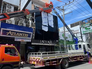 ISUZU FTR240 ปี54 เครน5ตัน กระบะยาว9เมตร