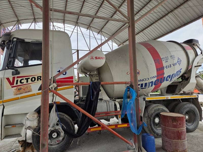 SANY SY52 326แรงม้า รถบรรทุก 10ล้อ โม่ผสมปูน ปี2016