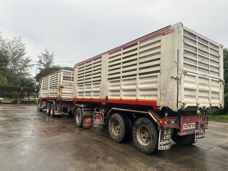 ISUZU FXZ 360แรงม้า รถบรรทุก 10ล้อ พ่วงแม่ลูก ปี2018