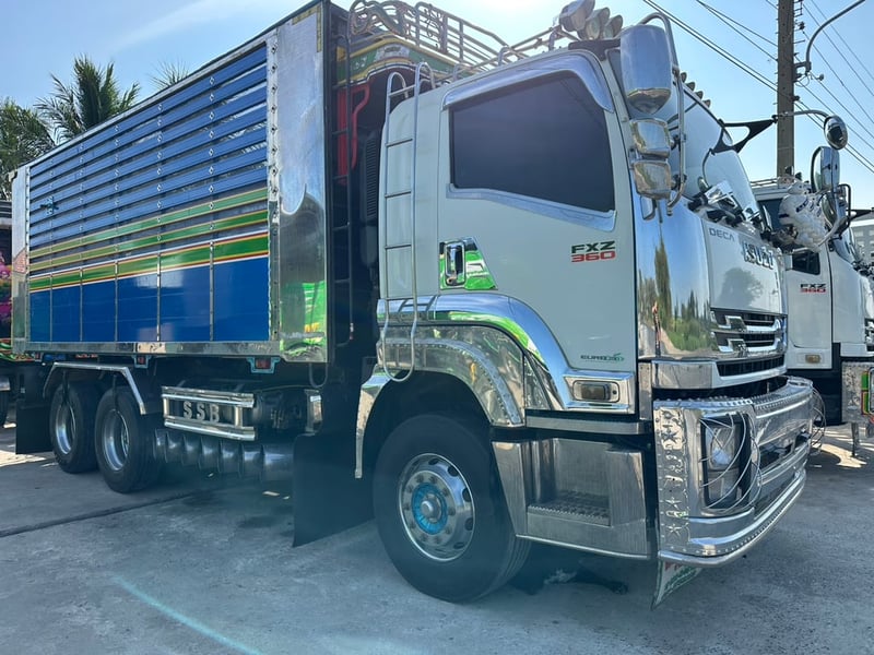 ISUZU FXZ 360แรงม้า 10ล้อ พ่วงแม่ลูก ปี62 ดั้มพ์เกษตร อู่ ส.สมบัติ ISUZU FXZ 360แรงม้า 10ล้อ พ่วงแม่ลูก ปี62 ดั้มพ์เกษตร อู่ ส.สมบัติ