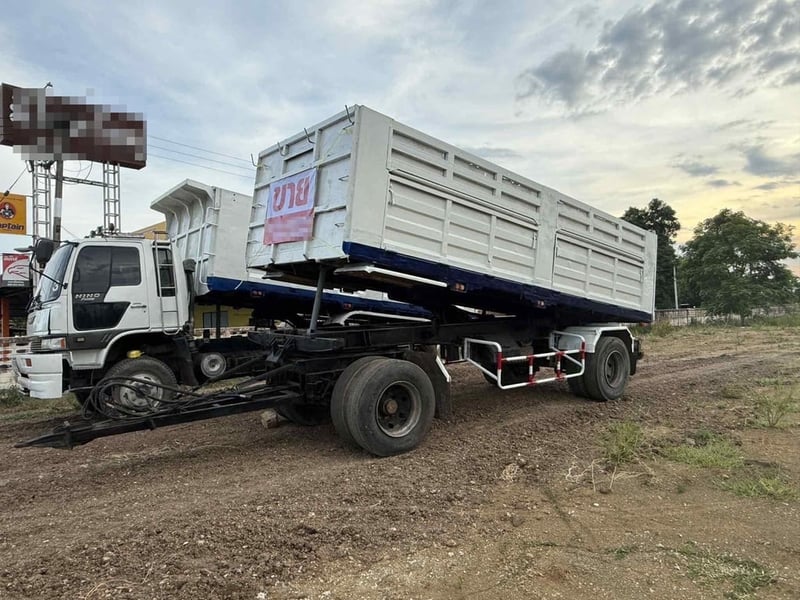 HINO FM 320แรงม้า รถบรรทุก 10ล้อ พ่วงแม่ลูก ปี2539