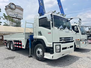 ISUZU FVM 240แรงม้า 10ล้อ เพลาเดียว กระบะเหล็กติดเครน ปี59 ISUZU FVM 240แรงม้า 10ล้อ เพลาเดียว กระบะเหล็กติดเครน ปี59