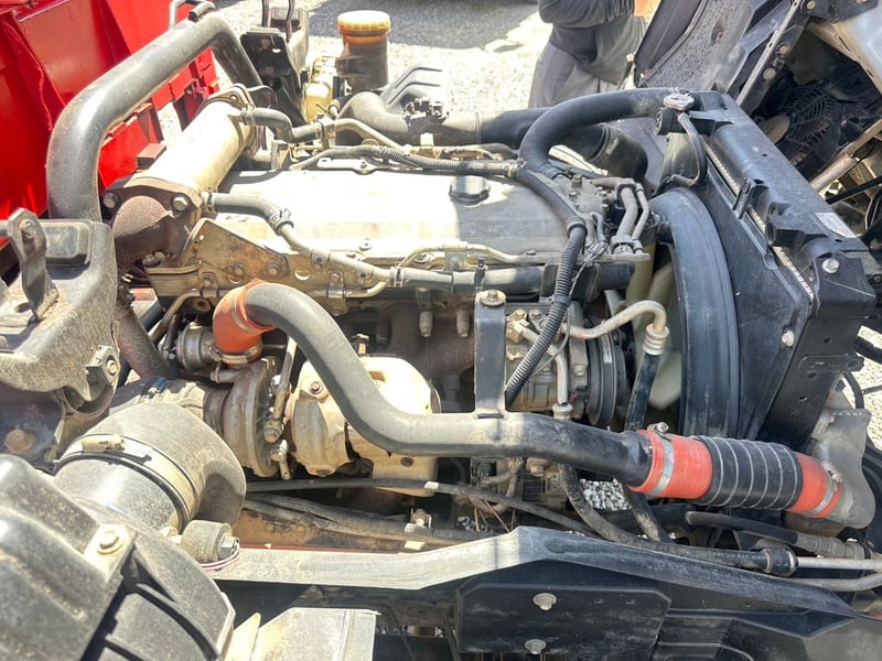 ISUZU FRR210 ปี57 ดั้มพ์3.5เมตร เครน3.4ตัน 3ปอก