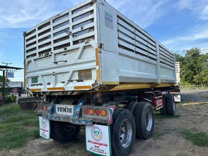 ISUZU FXZ360 ดั้มพ์ ท้องเรือ  พ่วงแม่ลูก ปี61