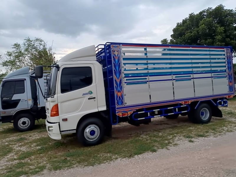 Hino FC4J 144แรง ปี51 คอกเกษตร รถสวยพร้อมใช้ ยาว5.5เมตร