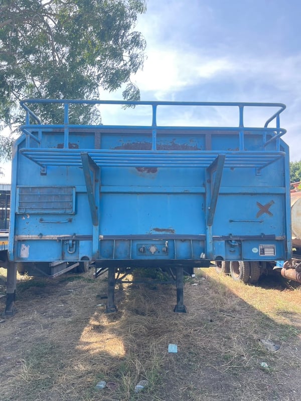 หางพื้นเรียบ 3เพลา สามมิตร ปี59 มี8หาง