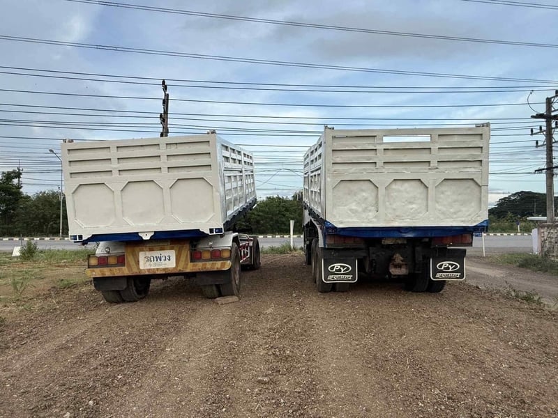 HINO FM 320แรงม้า รถบรรทุก 10ล้อ พ่วงแม่ลูก ปี2539