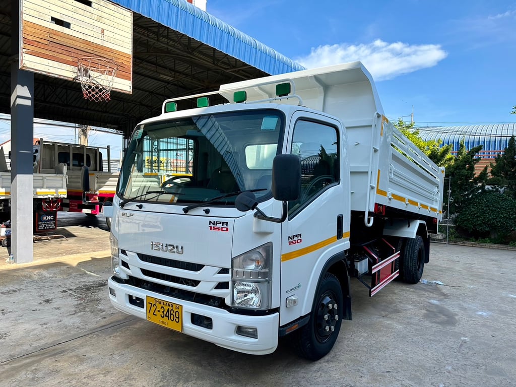 ISUZU NPR150แรง รถบรรทุก 6ล้อ ดั้มพ์5คิว  ปี2022