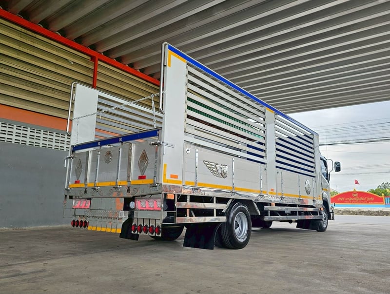 ISUZU FRR 210แรงม้า รถบรรทุก 6ล้อ กระบะคอกสูง ปี2023