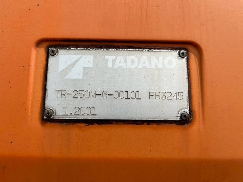 ขายเครน TR250M-6 พร้อมใช้งานนำเข้า ญี่ปุ่น 