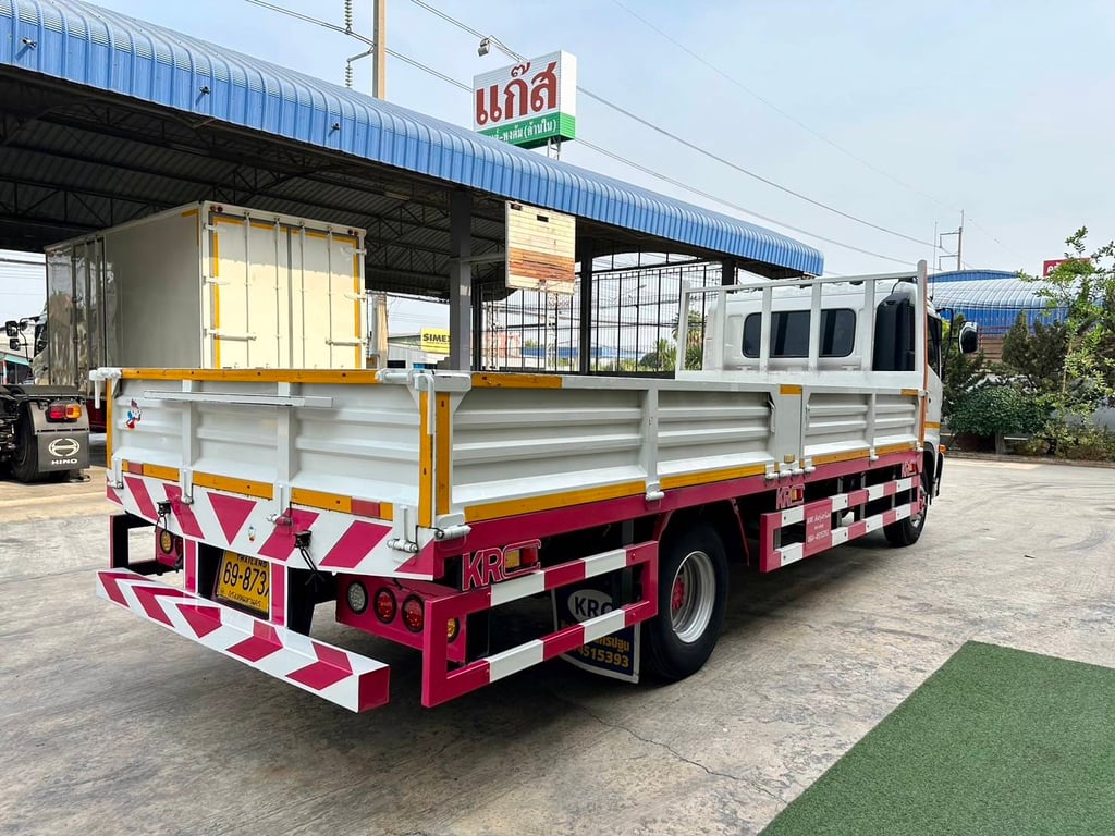 HINO FC 155แรงม้า รถบรรทุก 6ล้อ พื้นเรียบ เลขไมล์น้อยกว่า 100,000 กม.