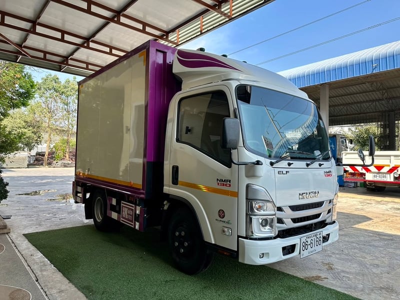 ISUZU NMR รถบรรทุก 6ล้อ ตู้แห้ง ปี67 รถใหม่มาก 