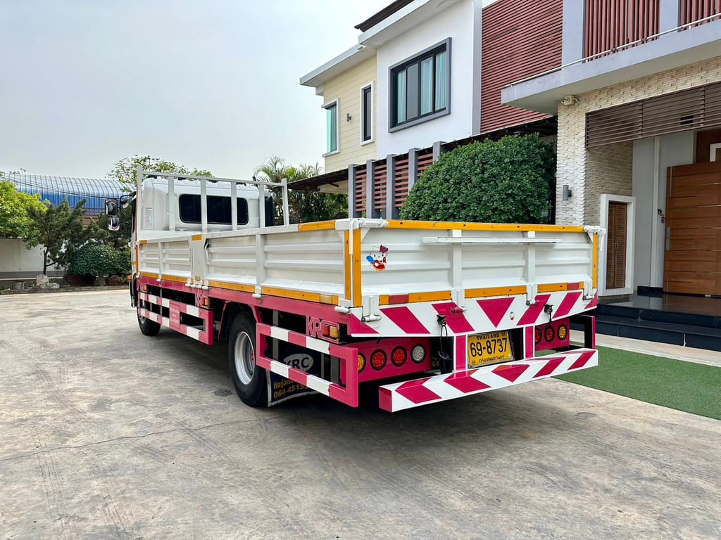 HINO FC 155แรงม้า รถบรรทุก 6ล้อ พื้นเรียบ เลขไมล์น้อยกว่า 100,000 กม.