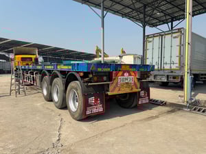 หางพื้นเรียบ 3 เพลา ปี2566