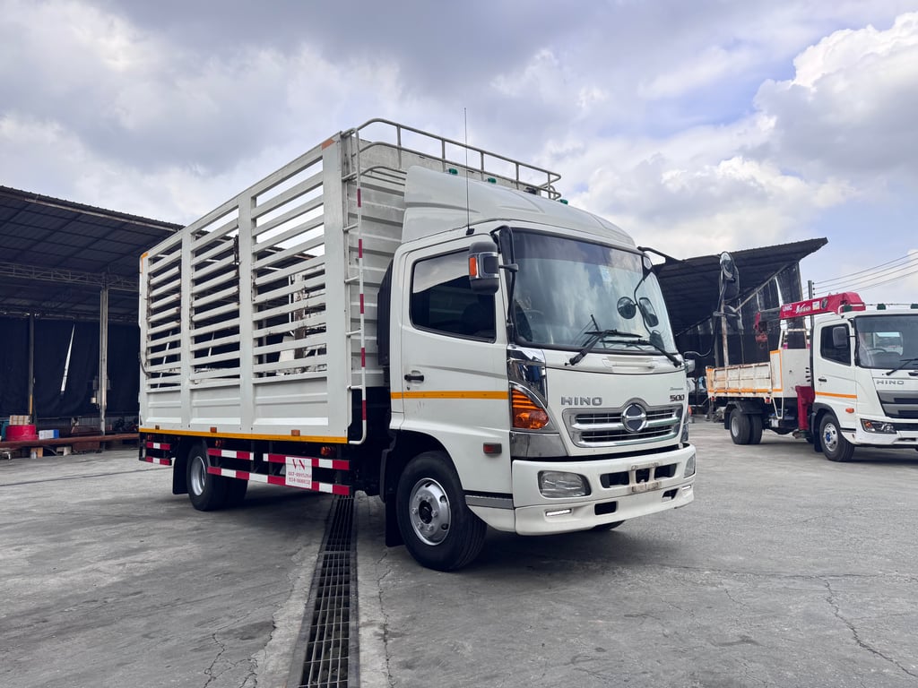 HINO FC 175แรงม้า รถบรรทุก 6ล้อ กระบะคอกสูง ปี2019 HINO FC 175แรงม้า รถบรรทุก 6ล้อ กระบะคอกสูง ปี2019