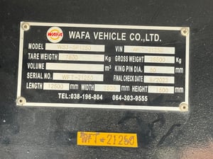 หางพื้นเรียบ 3 เพลา ปี2566