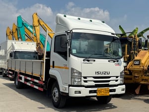 ISUZU FRR 210แรงม้า รถบรรทุก 6ล้อ กระบะเหล็ก ปี2019