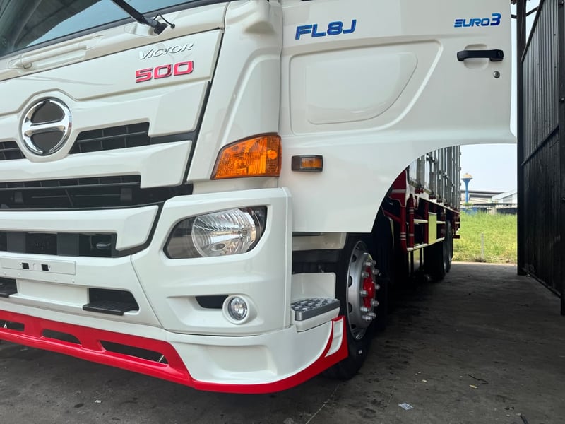 HINO FL 260แรงม้า รถบรรทุก 10ล้อ ตู้แห้ง ปี2017