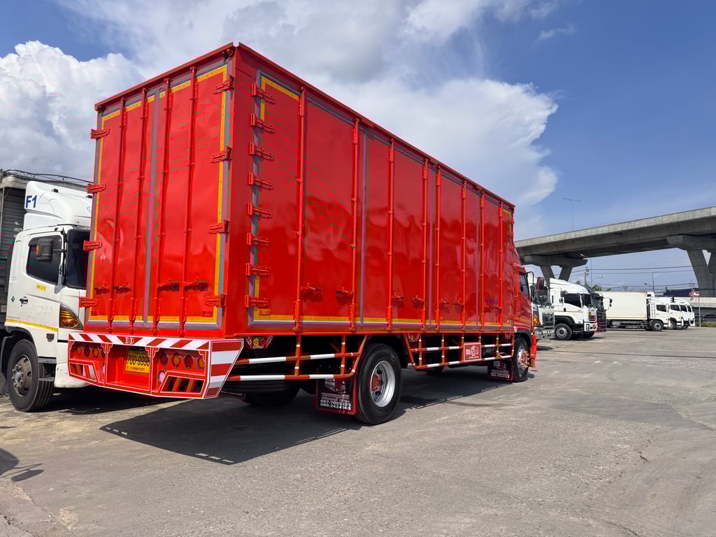 HINO FG 240แรงม้า รถบรรทุก 6ล้อ ตู้แห้ง ปี2017