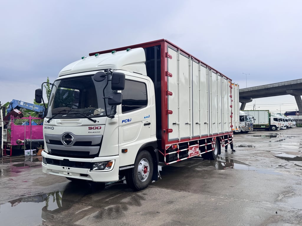 HINO FC 210แรงม้า รถบรรทุก 6ล้อ ตู้แห้ง ปี2022 HINO FC 210แรงม้า รถบรรทุก 6ล้อ ตู้แห้ง ปี2022