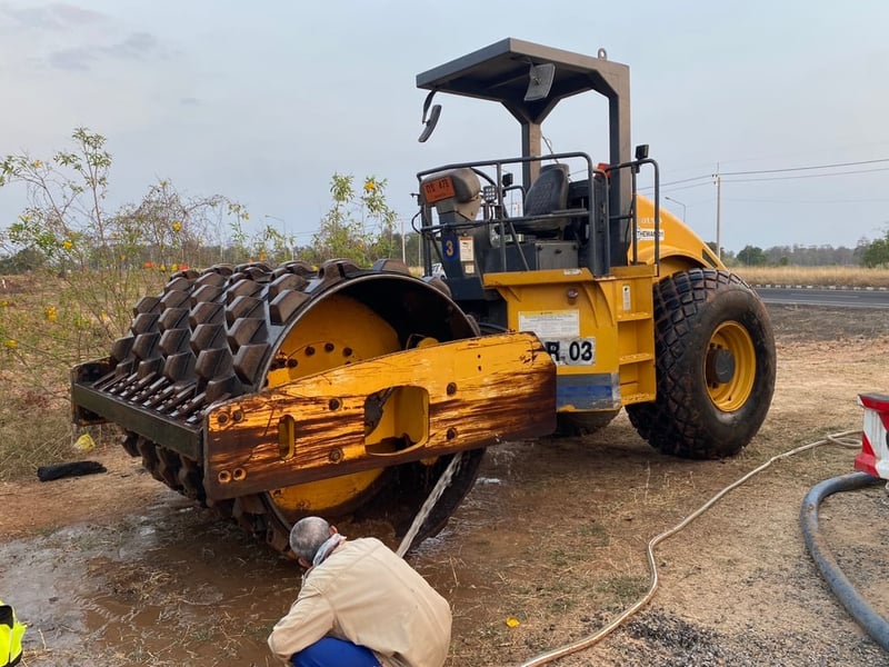 รถบดสั่นสะเทือน 2 เปลือก Volvo SD110 รถบดสั่นสะเทือน 2 เปลือก Volvo SD110