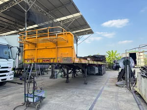 หางพื้นเรียบ 3 เพลา สามมิตร ปี63