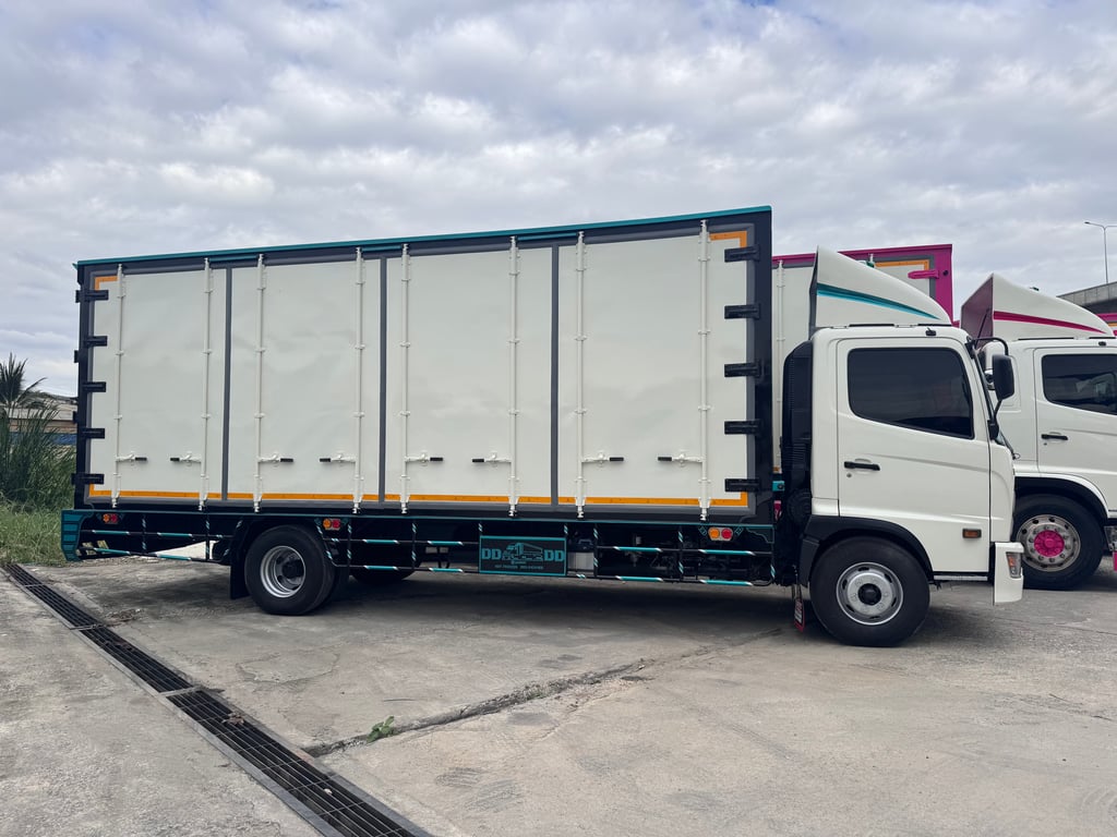 HINO FC 210แรงม้า รถบรรทุก 6ล้อ ตู้แห้ง ปี2021