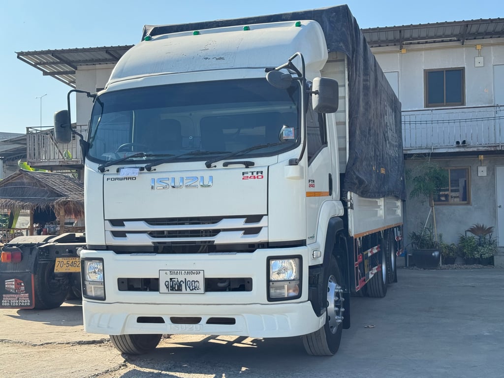 ISUZU FTR 240แรงม้า รถบรรทุก 10ล้อ กระบะคอกสูง ปี2022