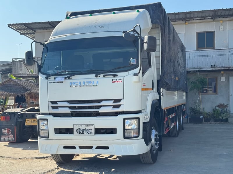 ISUZU FTR 240แรงม้า รถบรรทุก 10ล้อ กระบะคอกสูง ปี2022