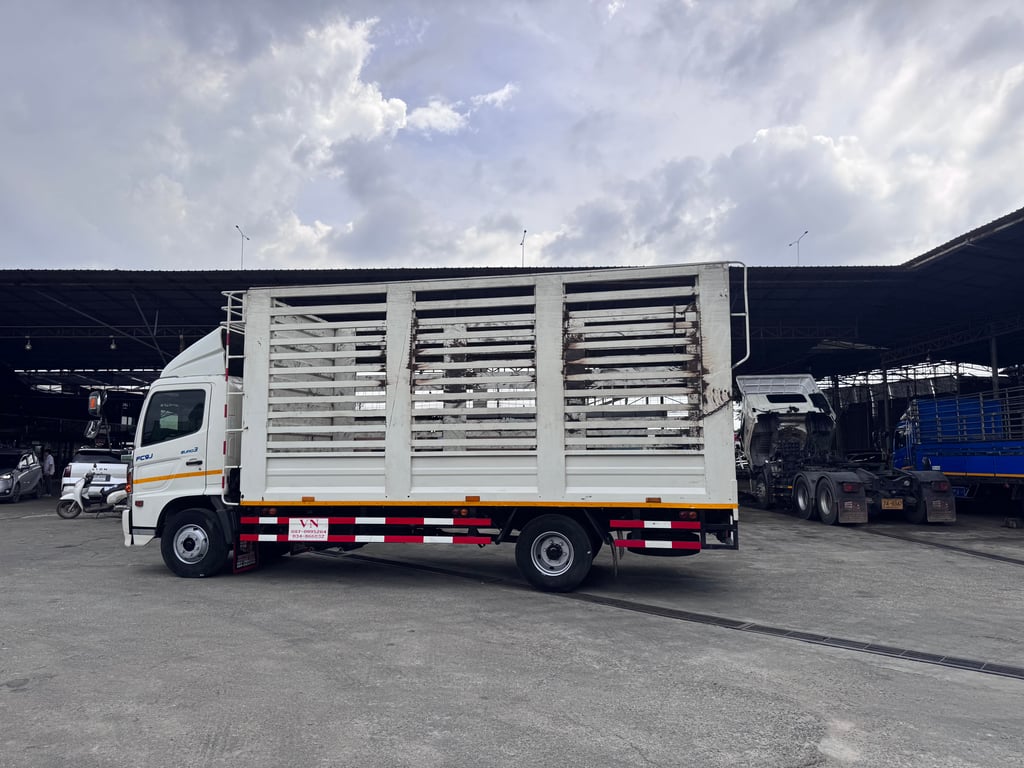 HINO FC 175แรงม้า รถบรรทุก 6ล้อ กระบะคอกสูง ปี2019 HINO FC 175แรงม้า รถบรรทุก 6ล้อ กระบะคอกสูง ปี2019