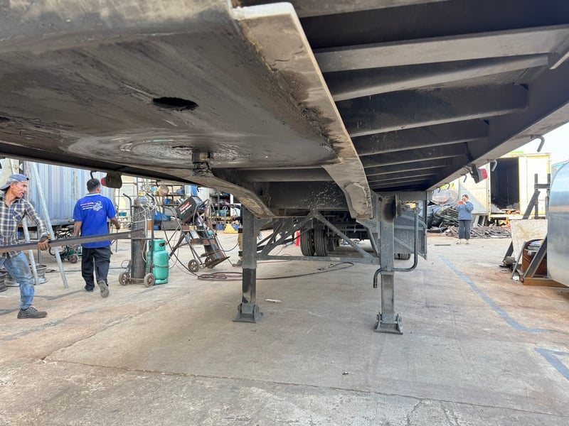 หางพื้นเรียบ 3 เพลา สามมิตร ปี63