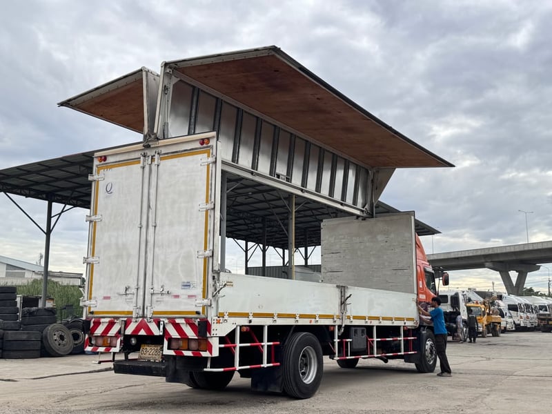 HINO FG 240แรงม้า รถบรรทุก 6ล้อ ตู้แห้ง ปี2016