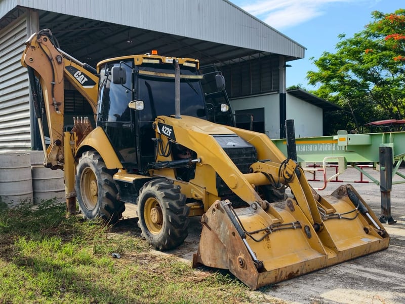 หน้าตะกหลังขุด CAT 422F ปี63