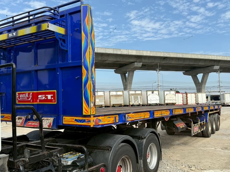 หางพื้นเรียบ3เพลาปี61อู่STเทเลอร์ย.13.5ม. 