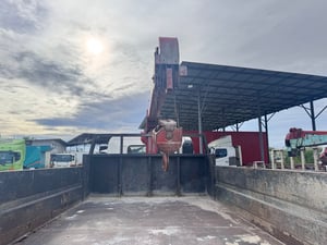 HINO FC 155แรงม้า รถบรรทุก 6ล้อ กระบะเหล็กติดเครน ปี2020