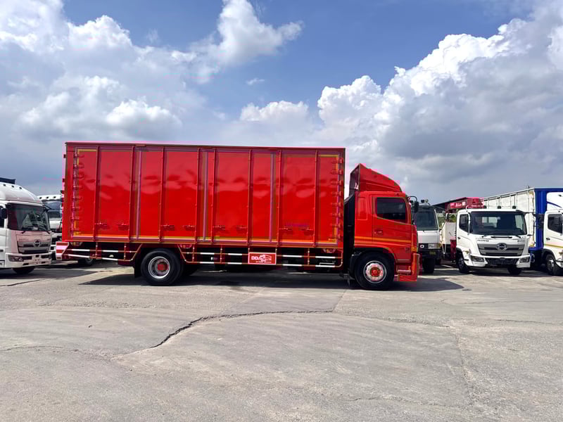 HINO FG 240แรงม้า รถบรรทุก 6ล้อ ตู้แห้ง ปี2017