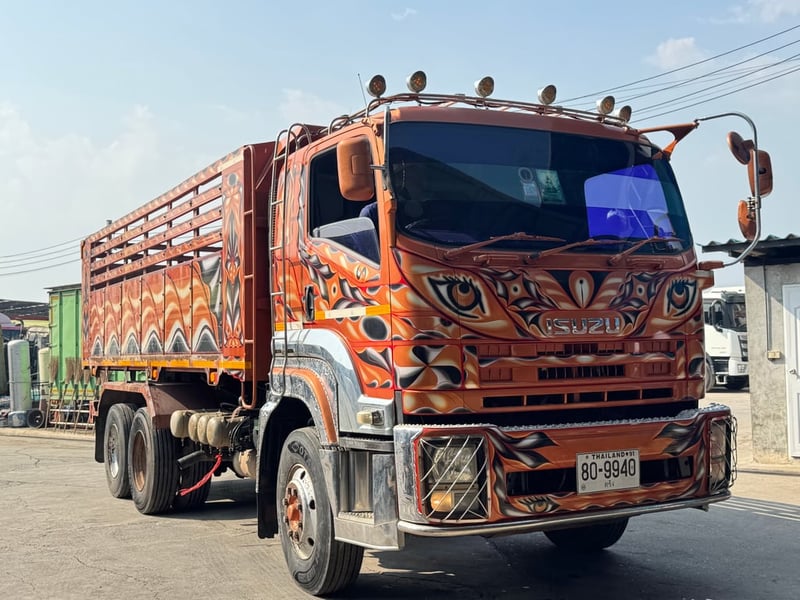 ISUZU FXZ 360แรงม้า รถบรรทุก 10ล้อ ดั้มพ์ ปี2014