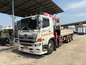 HINO FL 260แรงม้า รถบรรทุก 10ล้อ กระบะเหล็กติดเครน ปี2020 HINO FL 260แรงม้า รถบรรทุก 10ล้อ กระบะเหล็กติดเครน ปี2020