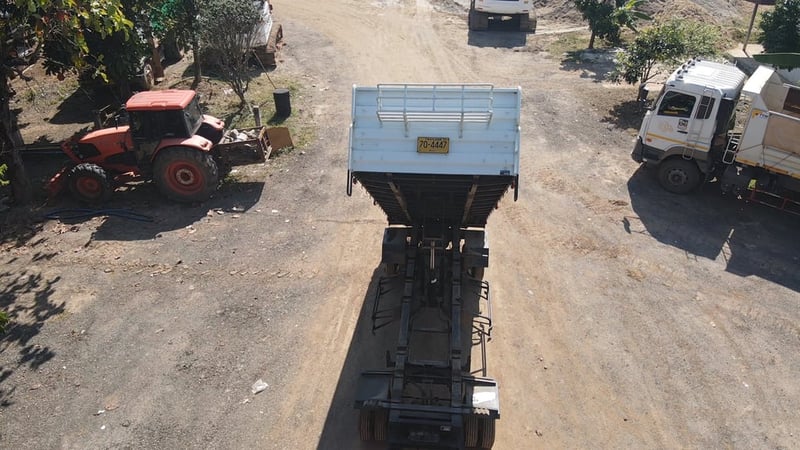 หางพ่วงงดั้มพ์ สามมิตรรั้ว 3 เส้น ใช้งานน้อย ปี66