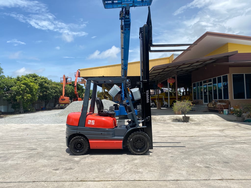รถฟอร์คลิฟท์ TOYOTA 6FD25 ยก 2.5 ตัน เสาสูง 3เมตร เกียร์ออโต้ รถเก่านอก ติดต่อ Line jiraroj2909 รถฟอร์คลิฟท์ TOYOTA 6FD25 ยก 2.5 ตัน เสาสูง 3เมตร เกียร์ออโต้ รถเก่านอก ติดต่อ Line jiraroj2909