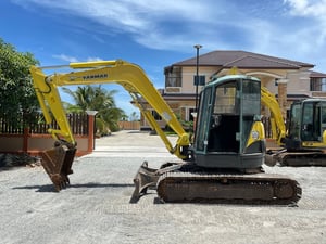 รถแบคโฮ YANMAR  VIO80B ขนาด 8 ตัน รถเก่านอก ติดต่อ Line jiraroj2909