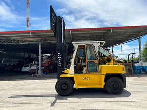 รถฟอร์คลิฟท์ KOMATSU DF70 ขนาด 7 ตัน ยกสูง 3 เมตร งาสไลด์ ติดต่อ Line jiraroj2909