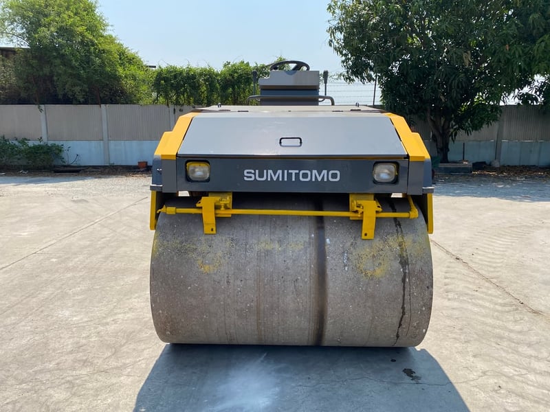 รถบดล้อหน้าเหล็กล้อหลังยาง SUMITOMO HW41VW ขนาด 4ตัน รถเก่านอกนำเข้า ติดต่อ Line jiraroj2909 รถบดล้อหน้าเหล็กล้อหลังยาง SUMITOMO HW41VW ขนาด 4ตัน รถเก่านอกนำเข้า ติดต่อ Line jiraroj2909