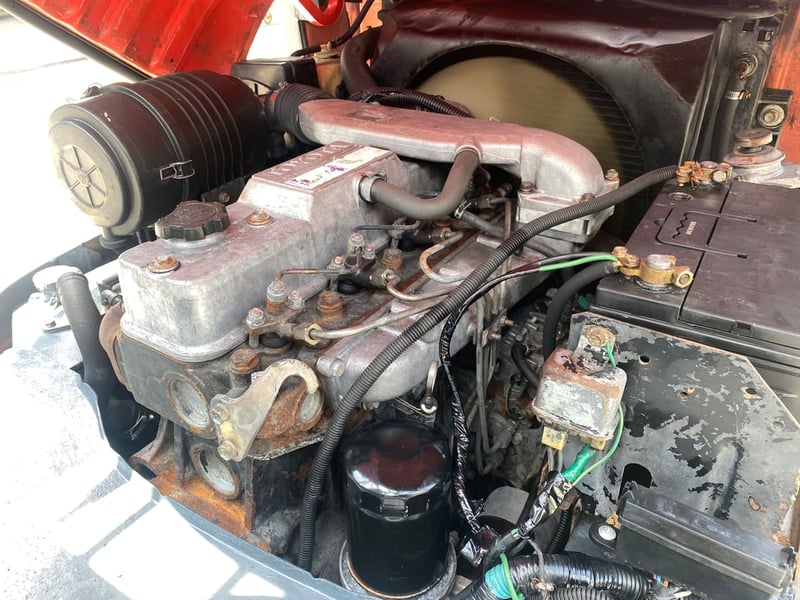 รถฟอร์คลิฟท์  TOYOTA  6FD25  ยก 2.5 ตัน เสาสูง 3เมตร  เกียร์ออโต้  รถเก่านอก ติดต่อ Line jiraroj2909