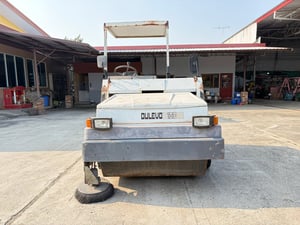 รถกวาดถนนดูดฝุ่น DULEVO 120DKE  รถเก่านอกนำเข้า ติดต่อ Line jiraroj2909