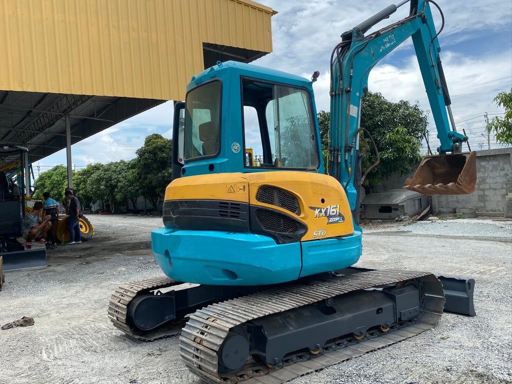 รถแบคโฮ KUBOTA KX161-3SZ ขนาด 5ตัน รถเก่านอกนำเข้า ติดต่อ Line jiraroj2909 รถแบคโฮ KUBOTA KX161-3SZ ขนาด 5ตัน รถเก่านอกนำเข้า ติดต่อ Line jiraroj2909