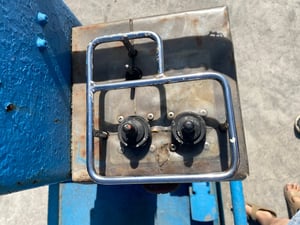 รถกระเช้าไฟฟ้าเสาเดี่ยว 4ล้อ AICHI SV03A  ความสูง2.7เมตร รถเก่านอก ติดต่อ Line jiraroj2909